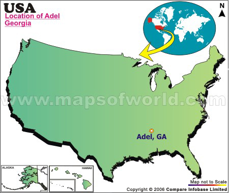 Where is Adel , Georgia