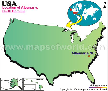 Where is Albemarle , North Carolina
