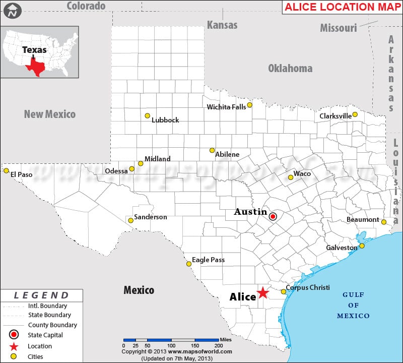 Where is Alice, Texas