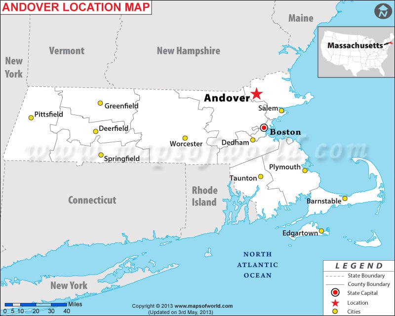 Where is Andover, Massachusetts