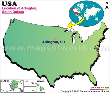 Where is Arlington , South Dakota