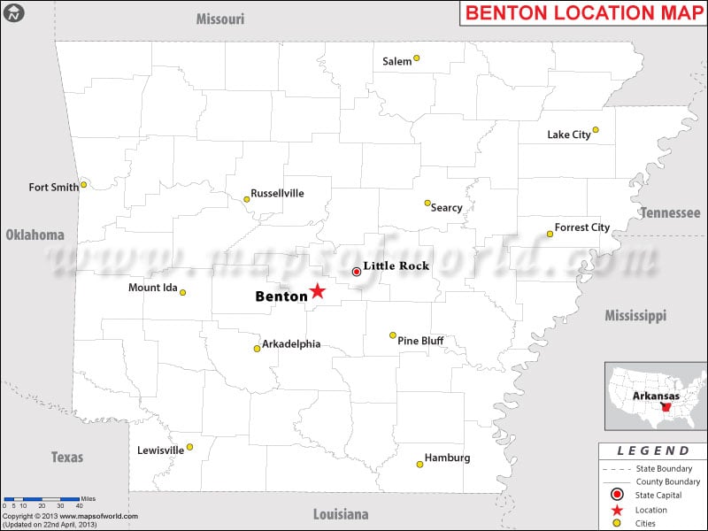 Where is Benton, Arkansas