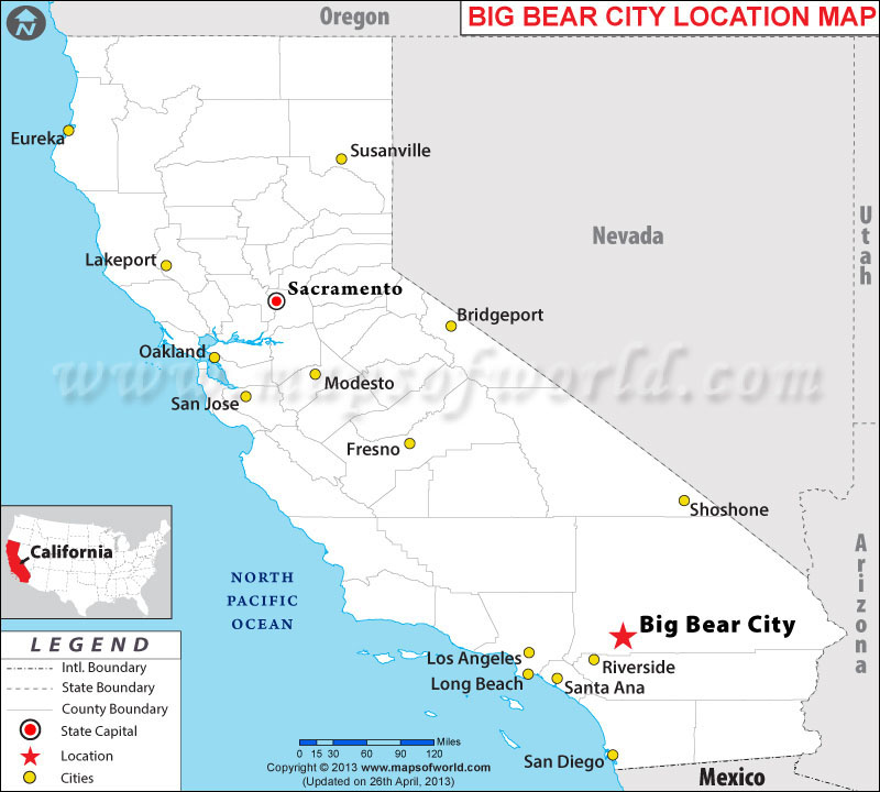 Where is Big Bear City, California