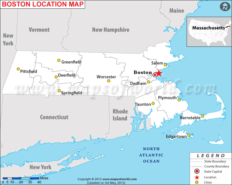 Where Is Boston Massachusetts Where Is Boston Ma Located In Usa