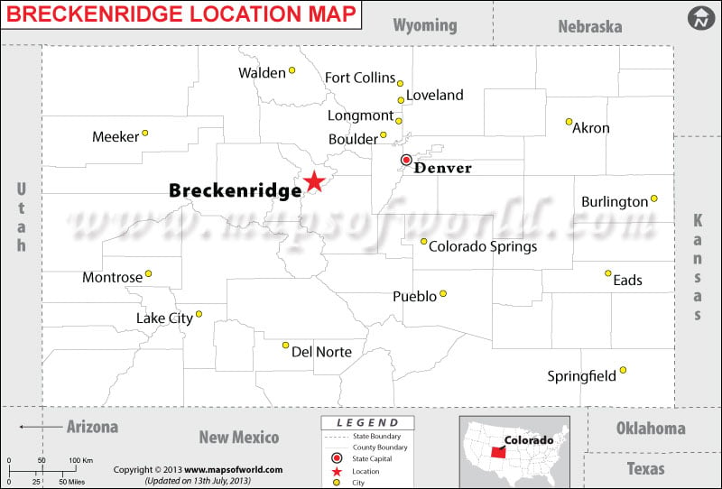 Where is Breckenridge located in Colorado