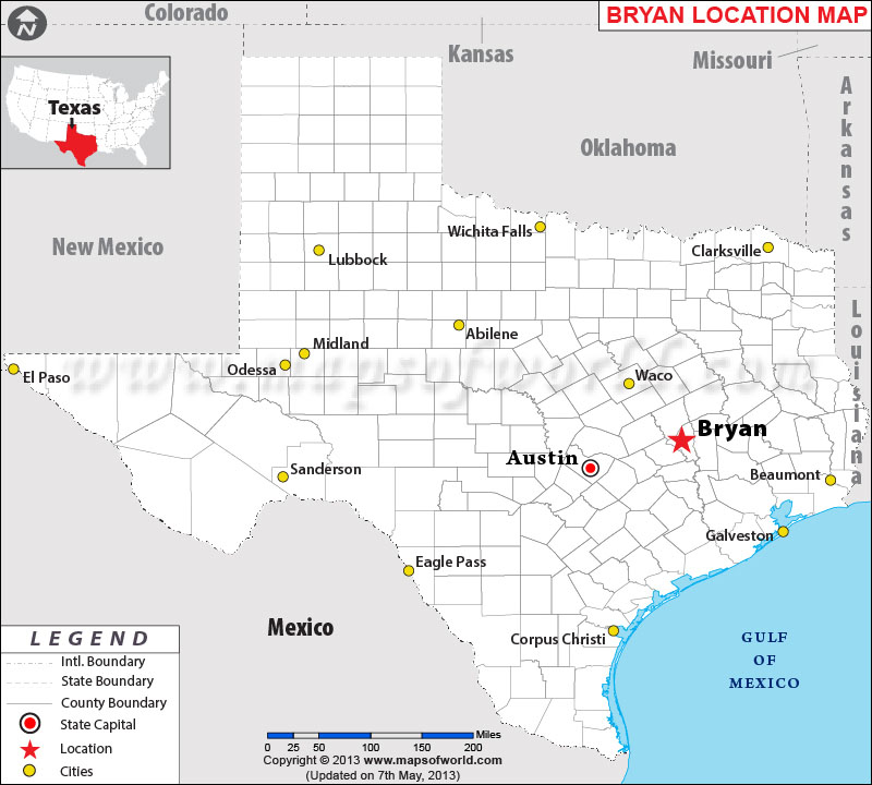 Where is Bryan, Texas