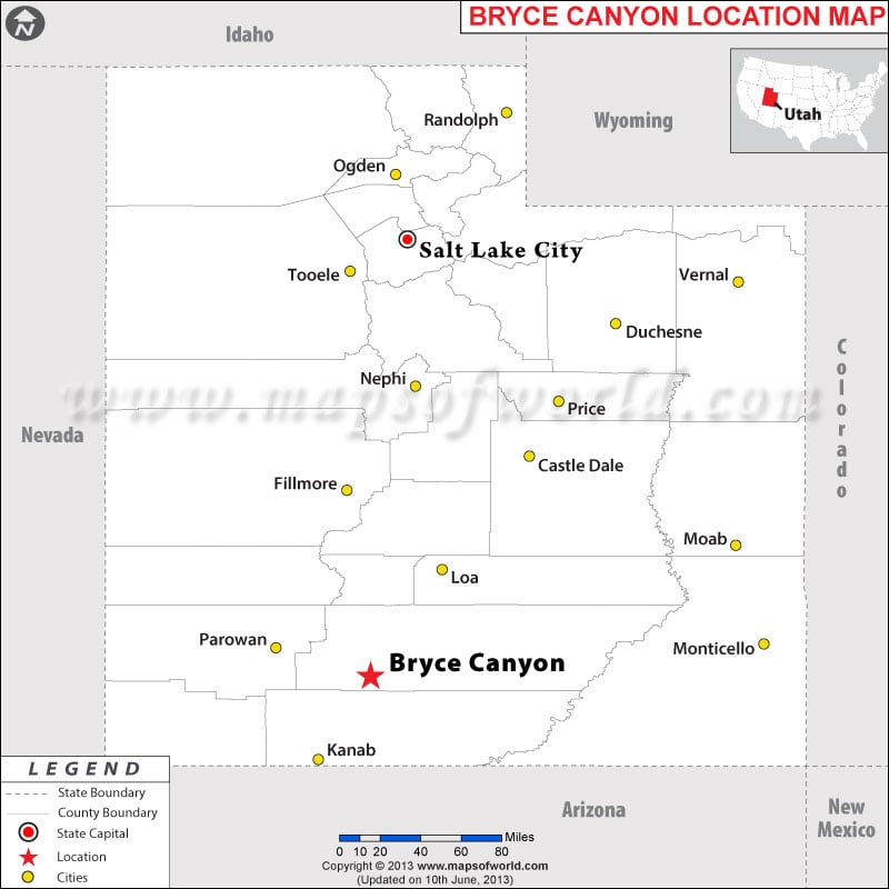 Where is Bryce Canyon, Utah