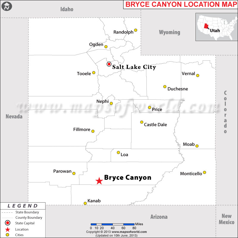 Where is Bryce Canyon, Utah