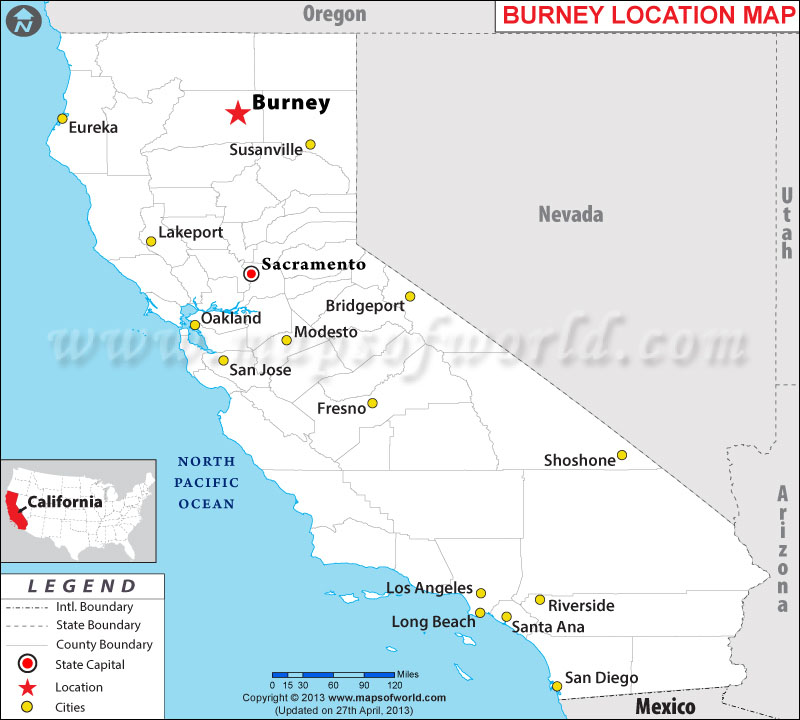 Where is Burney, California