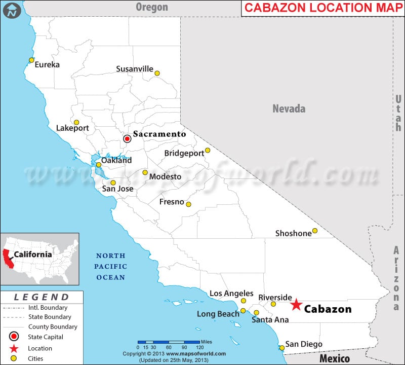 Where is Cabazon located in California