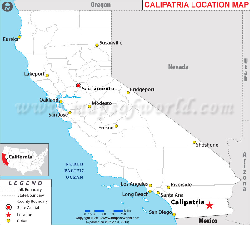 Where is Calipatria, California