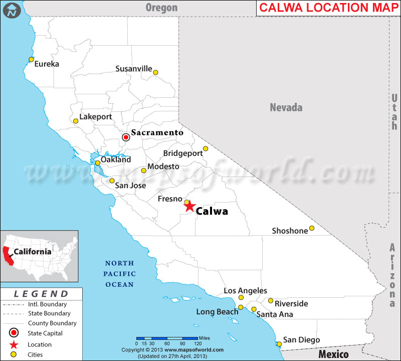 Where is Calwa, California