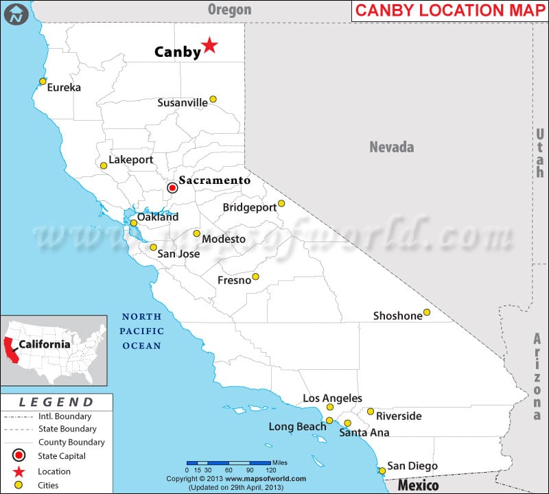 Where is Canby, California