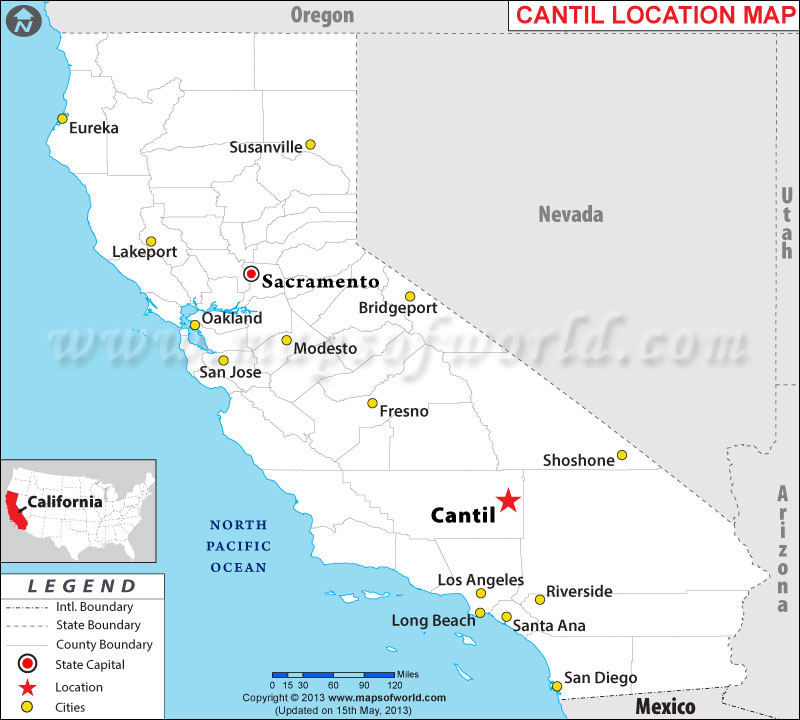 Where is Cantil located in California