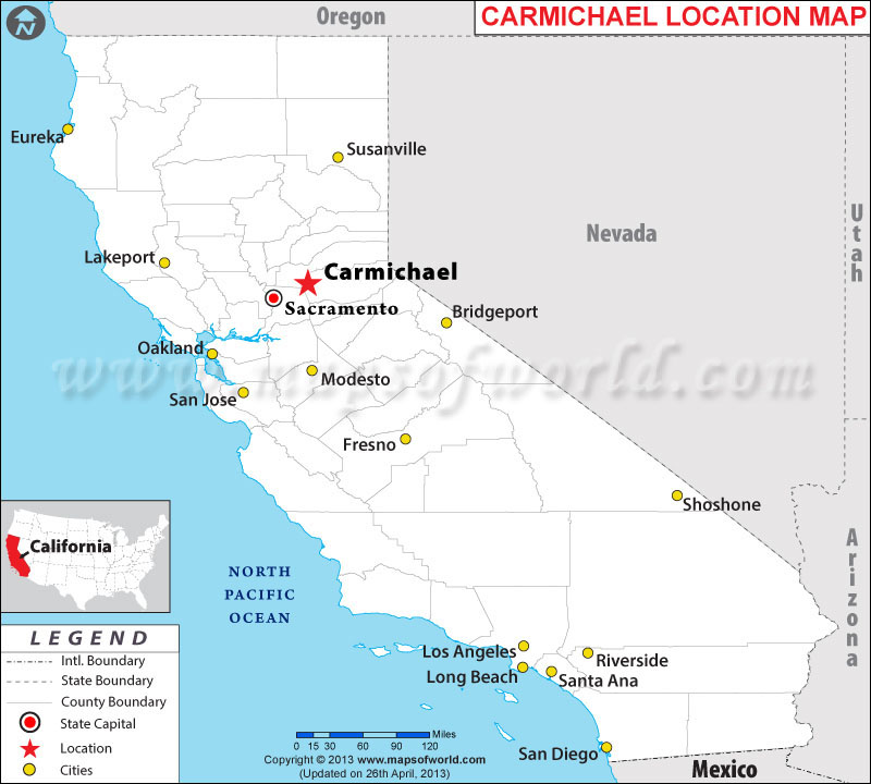 Where is Carmichael, California