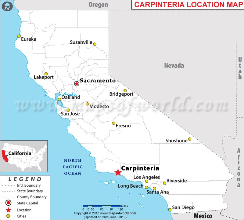 Where is Carpinteria, California