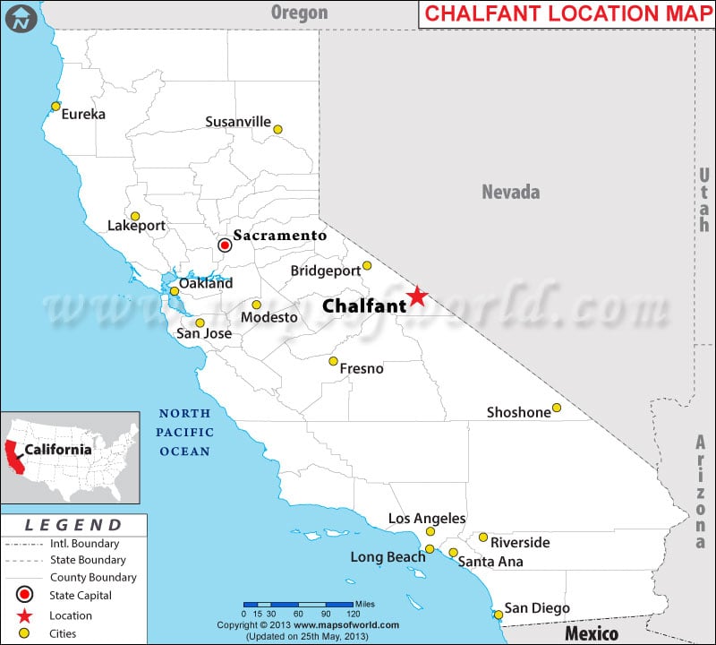 Where is Chalfant, California