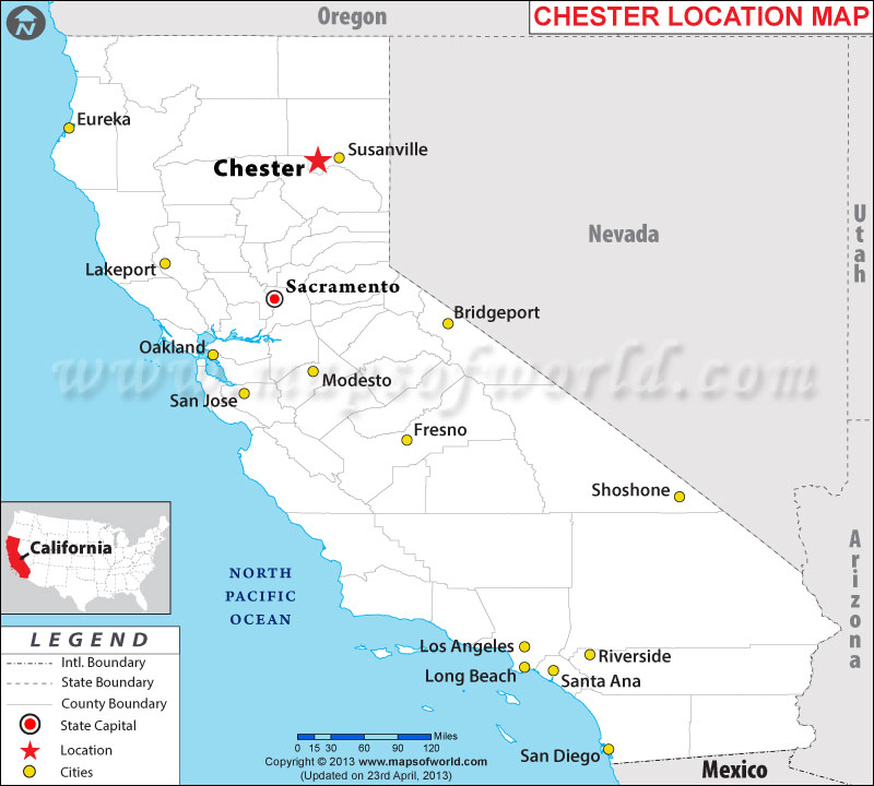 Where is Chester, California