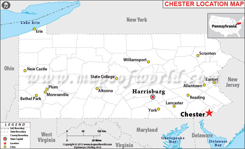 Where is Chester, Pennsylvania