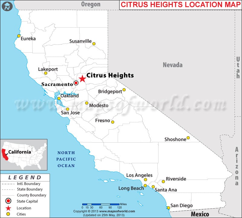Where is Citrus Heights located in California