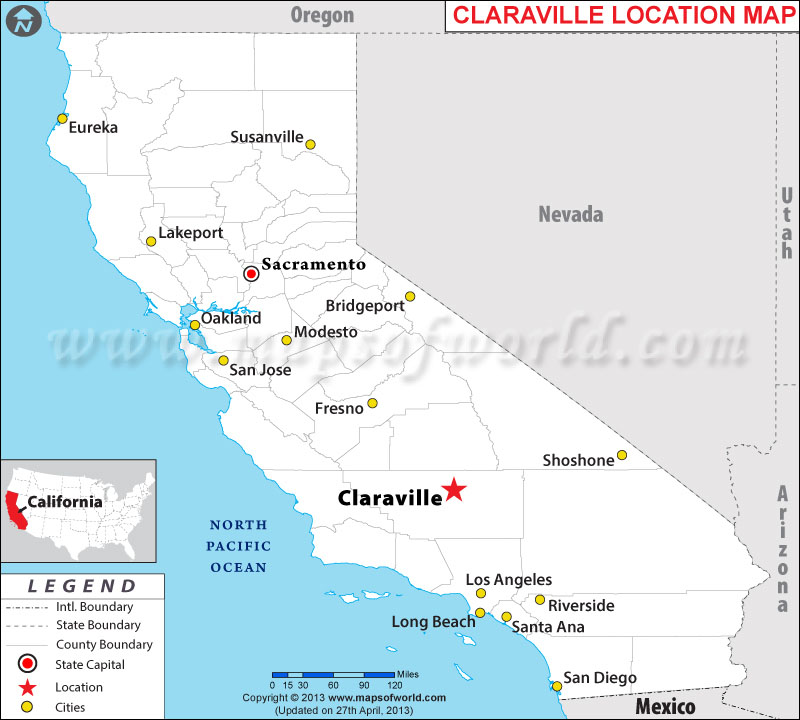 Where is Claraville, California