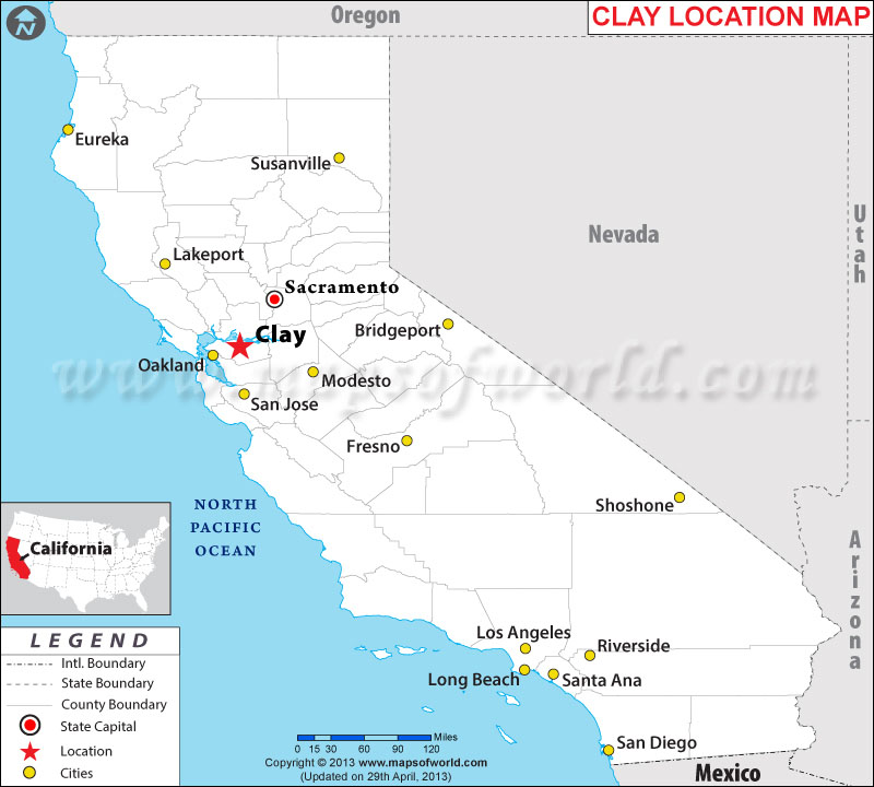 Where is Clay, California
