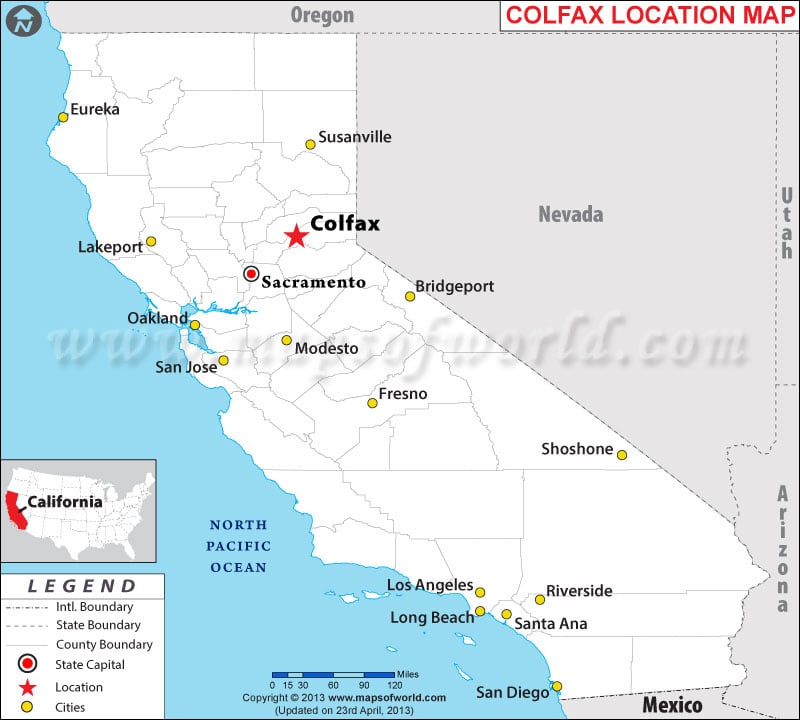 Where is Colfax, California