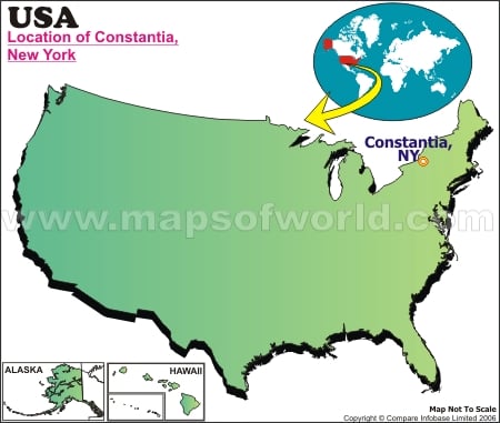 Location Map of Constantia, USA