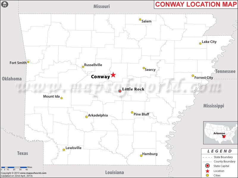 Where is Conway, Arkansas