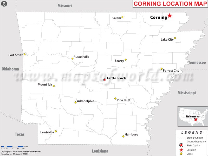 Where is Corning, Arkansas