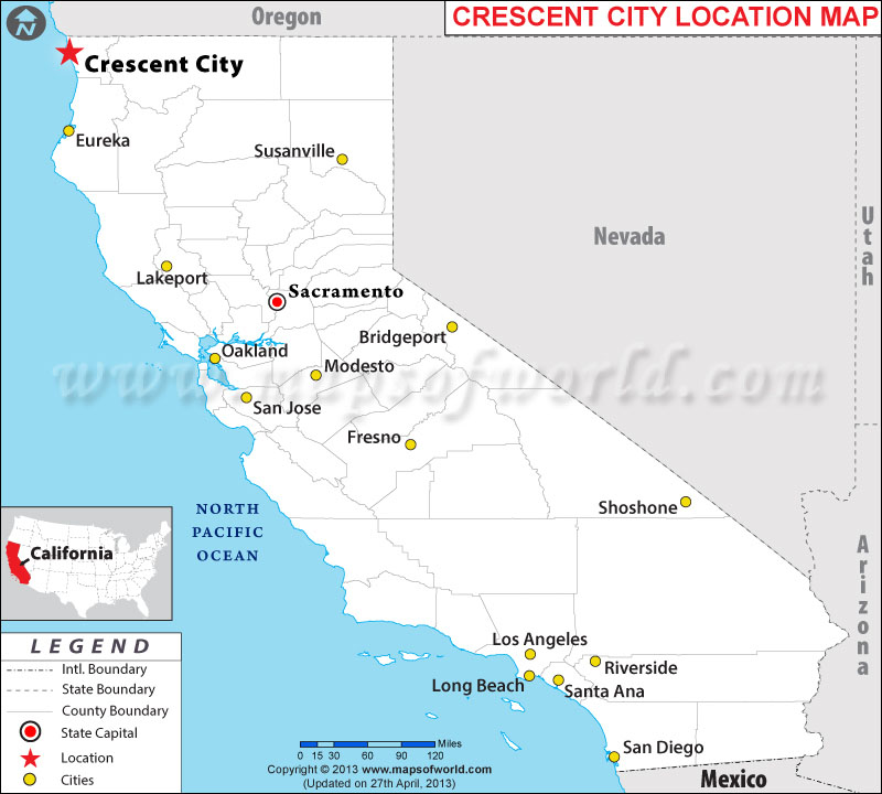 commercial airports near crescent city ca