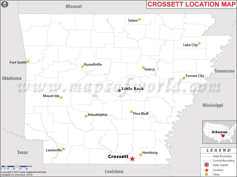 Where is Crossett, Arkansas