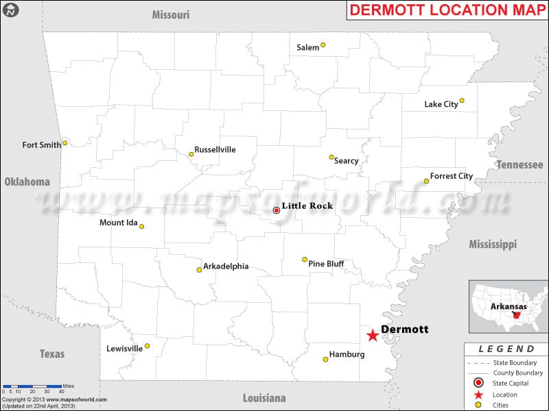 Where is Dermott, Arkansas
