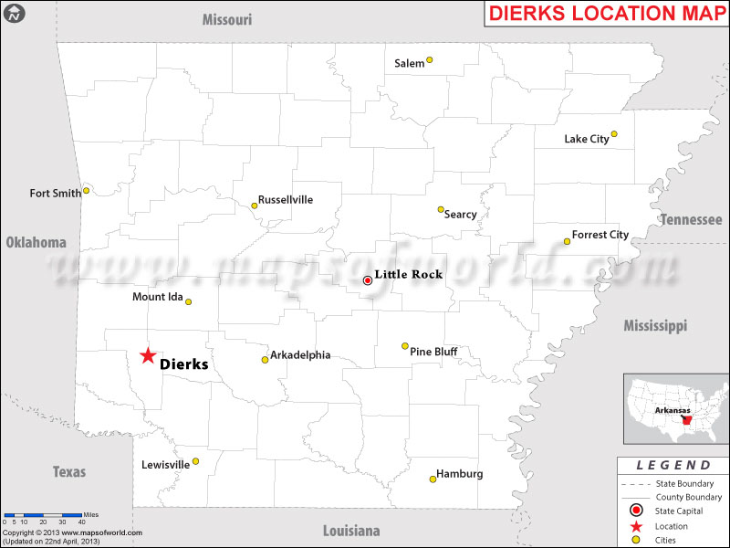Where is Dierks, Arkansas