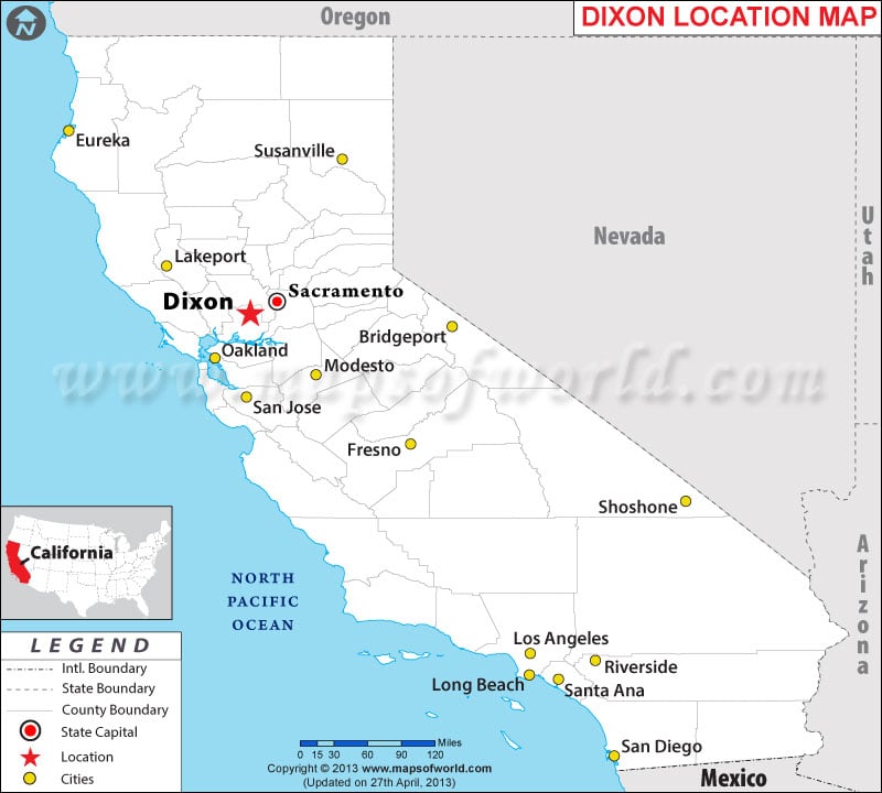 Where is Dixon, California