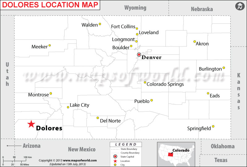 Where is Dolores located in Colorado
