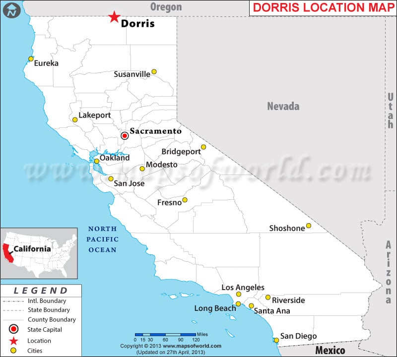 Where is Dorris, California