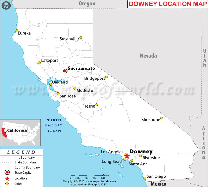 Where is Downey, California