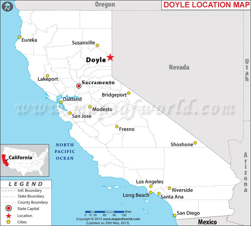 Where is Doyle, California