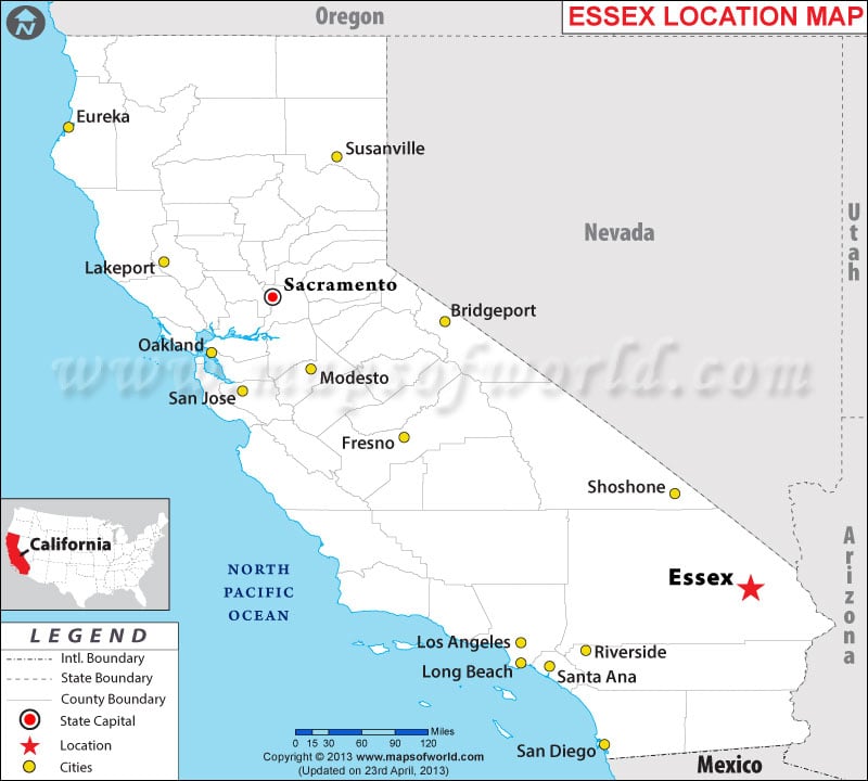 Where is Essex, California