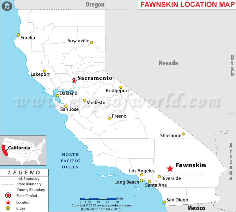 Where is Fawnskin located in California