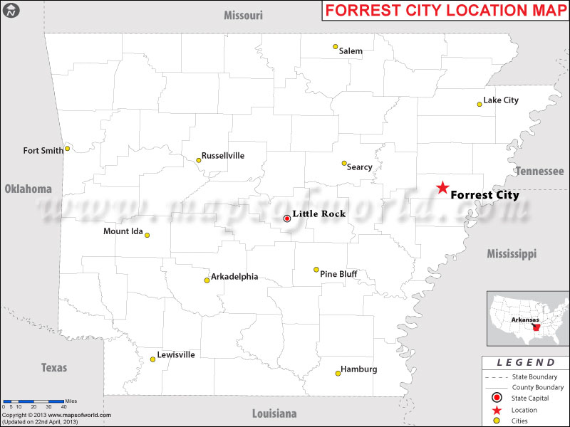 Where is Forrest City, Arkansas