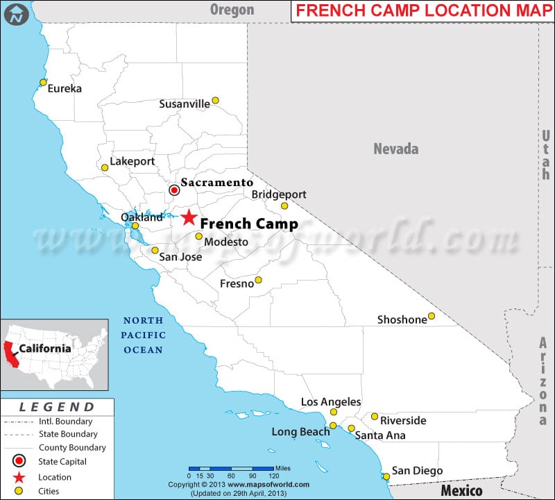 Where is French Camp, California