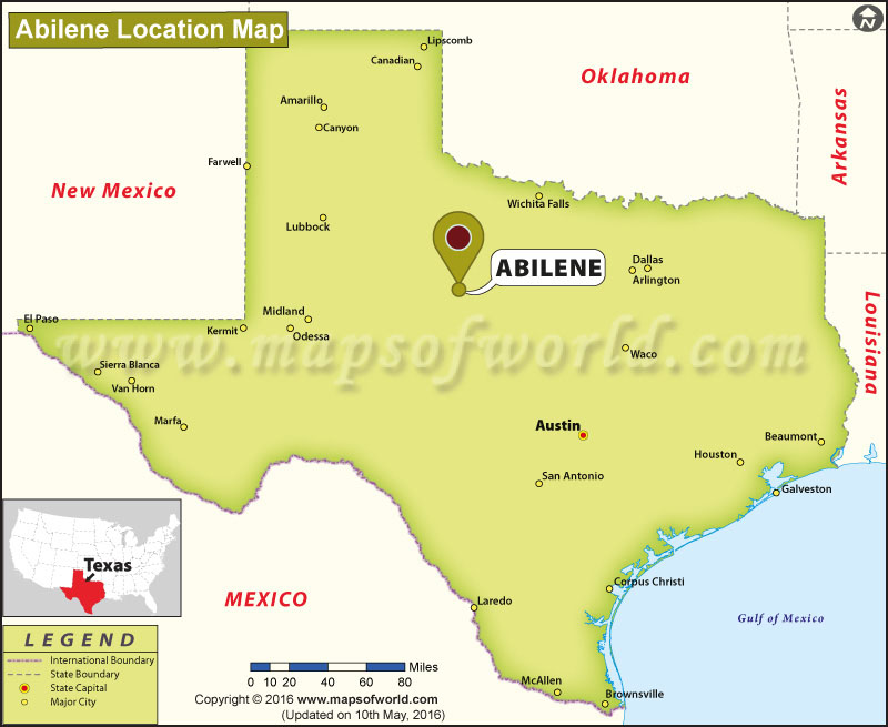 Where is Abilene , Texas