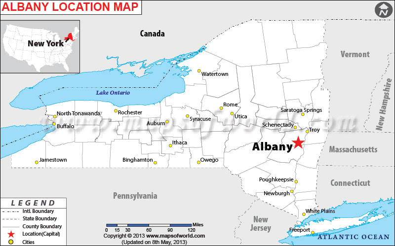 Albany Location Map 