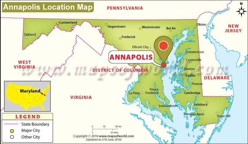 Where Is Annapolis Maryland Where Is Annapolis Located In Usa