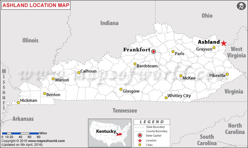 Where is Ashland , Kentucky