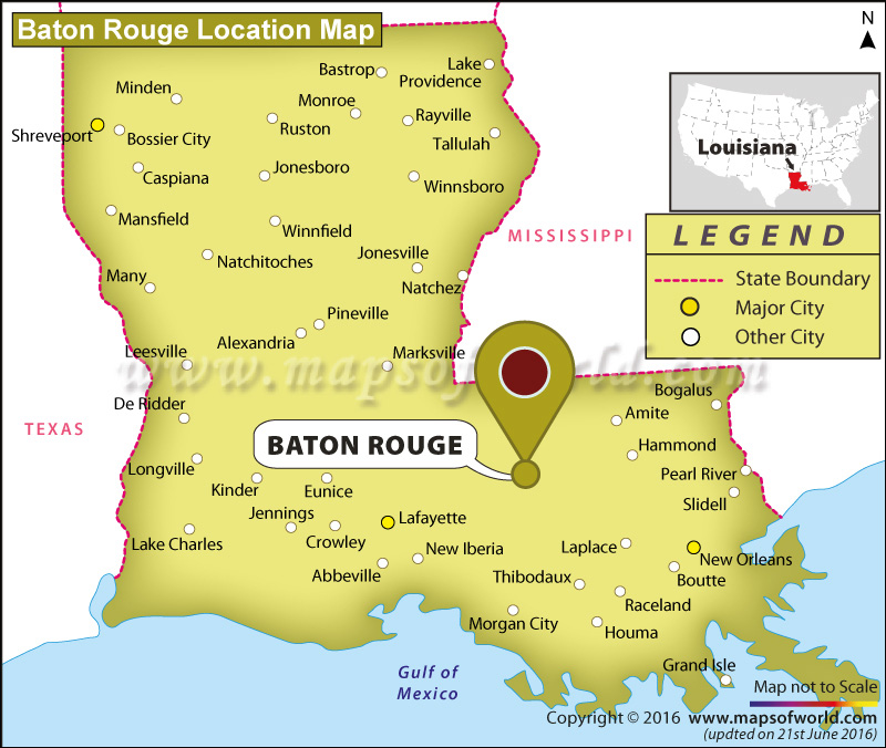 Where is Baton Rouge, Louisiana