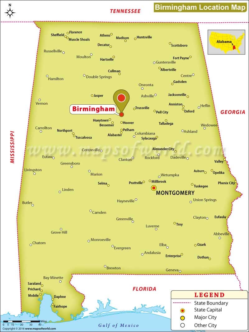 Where is Birmingham, Alabama