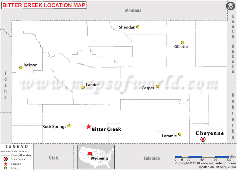 Where is Bitter Creek, Wyoming